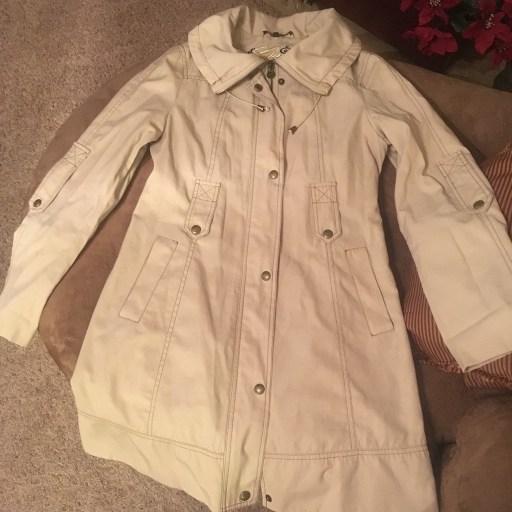 Guess Tan Trench Coat